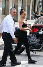 RIHANNA Leaves Her Hotel in New Yotk 08/25/2016
