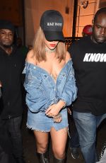RIHANNA Night Out in London 08/19/2016