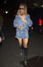 RIHANNA Night Out in London 08/19/2016
