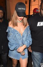 RIHANNA Night Out in London 08/19/2016