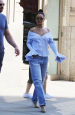 RIHANNA Out in West Village in New York 08/26/2016