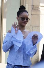 RIHANNA Out in West Village in New York 08/26/2016
