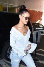 RIHANNA Out in West Village in New York 08/26/2016