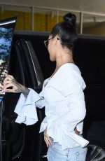 RIHANNA Out in West Village in New York 08/26/2016