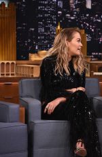 RITA ORA at Tonight Show Starring Jimmy Fallon in New York 08/30/2016