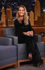 RITA ORA at Tonight Show Starring Jimmy Fallon in New York 08/30/2016