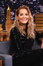 RITA ORA at Tonight Show Starring Jimmy Fallon in New York 08/30/2016