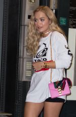 RITA ORA Heading to Dinner in New York 08/23/2016