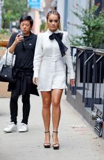 RITA ORA Leaves Her Apartment in New York 08/02/2016