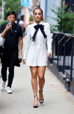 RITA ORA Leaves Her Apartment in New York 08/02/2016
