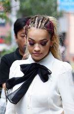 RITA ORA Leaves Her Apartment in New York 08/02/2016