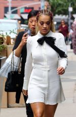 RITA ORA Leaves Her Apartment in New York 08/02/2016