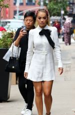 RITA ORA Leaves Her Apartment in New York 08/02/2016