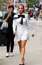 RITA ORA Leaves Her Apartment in New York 08/02/2016