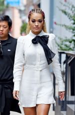 RITA ORA Leaves Her Apartment in New York 08/02/2016