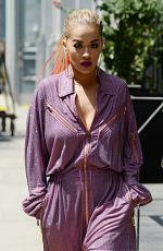 RITA ORA Leaves Her Apartment in New York 08/05/2016