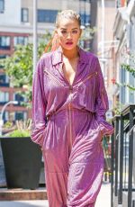 RITA ORA Leaves Her Apartment in New York 08/05/2016