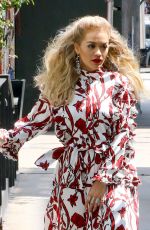 RITA ORA Leaves Her Apartment in New York 08/15/2016