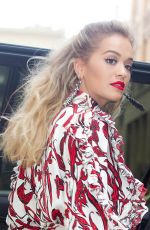 RITA ORA Leaves Her Apartment in New York 08/15/2016