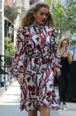 RITA ORA Leaves Her Apartment in New York 08/15/2016