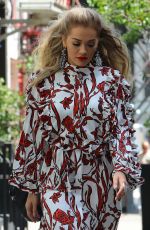 RITA ORA Leaves Her Apartment in New York 08/15/2016