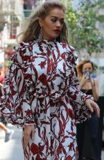 RITA ORA Leaves Her Apartment in New York 08/15/2016