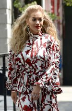 RITA ORA Leaves Her Apartment in New York 08/15/2016