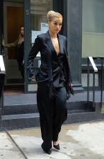 RITA ORA Leaves Her Apartment in New York 08/20/2016