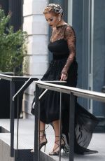 RITA ORA Leaves Her Hotel in New York 08/17/2016