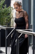 RITA ORA Leaves Her Hotel in New York 08/17/2016