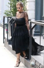 RITA ORA Leaves Her Hotel in New York 08/17/2016
