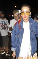 RITA ORA Night Out in New York 08/07/2016