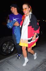 RITA ORA Night Out in New York 08/07/2016