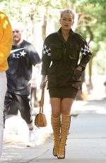 RITA ORA Out and About in New York 08/04/2016