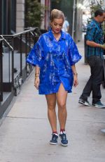 RITA ORA Out and About in New York 08/20/2016