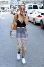 RITA ORA Out in New York 08/07/2016