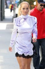 RITA ORA Out in New York 08/25/2016