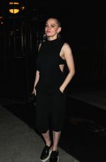 ROSE MCGOWAN Leaves Bowery Hotel in New York 08/29/2016