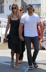 ROSIE HUNTINGTON-WHITELEY and Jason Statham at Malibu Farm Cafe 07/31/2016