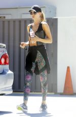 ROSIE HUNTINGTON-WHITELEY Heading to a Gym in West Hollywood 08/16/2016