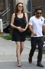 SAFFRON BURROWS on the Set of 