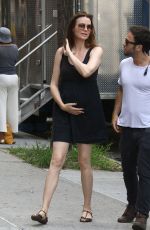 SAFFRON BURROWS on the Set of 