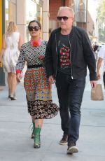 SALMA HAYEK Out and About in Beverly Hills 08/29/2016
