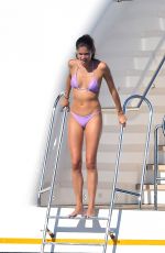 SARA SAMPAIO in Bkini at a Yacht in St. Tropez 08/22/2016