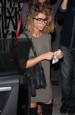 SARAH HYLAND and NICOLE SCHERZINGER Night Out in West Hollywood 08/16/2016