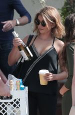 SARAH HYLAND on the Set of 