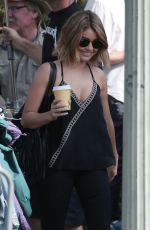 SARAH HYLAND on the Set of 