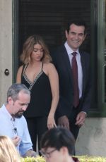 SARAH HYLAND on the Set of 
