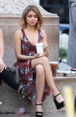 SARAH HYLAND on the Set of 