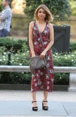 SARAH HYLAND on the Set of 